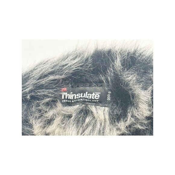 Quest Powder Winter Snow Boots Faux Fur Collar 3M Insulated Rubber Boots Black 7 - Picture 3 of 12